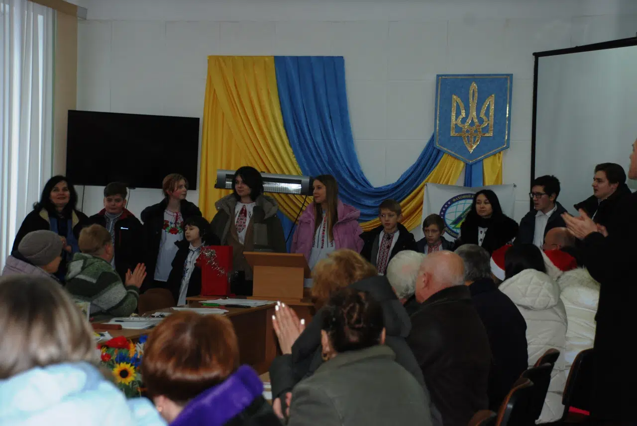 Привітання з колядками та щедрівками від нових гостей коледжу