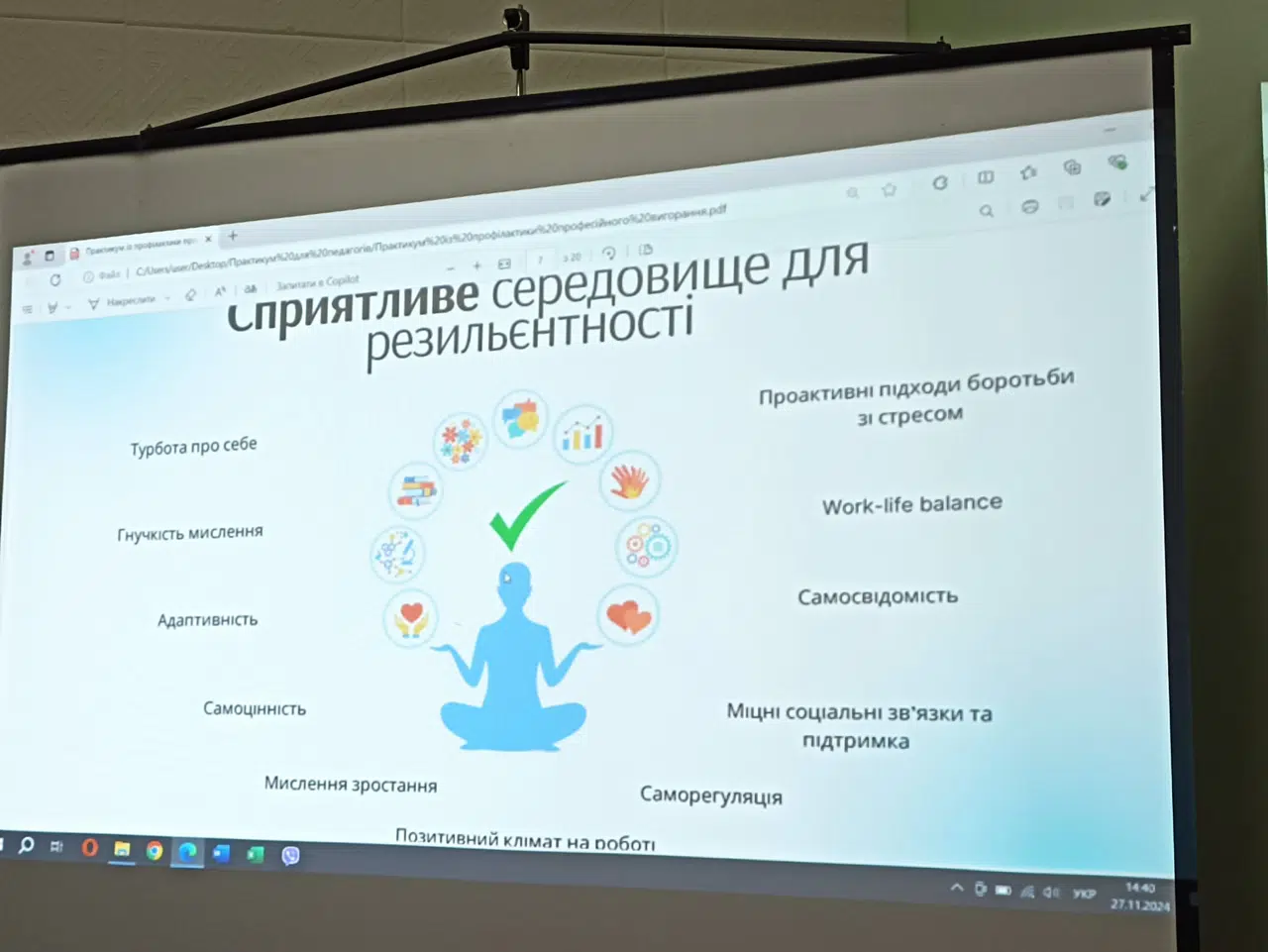Підтримка психологічної стійкості викладачів