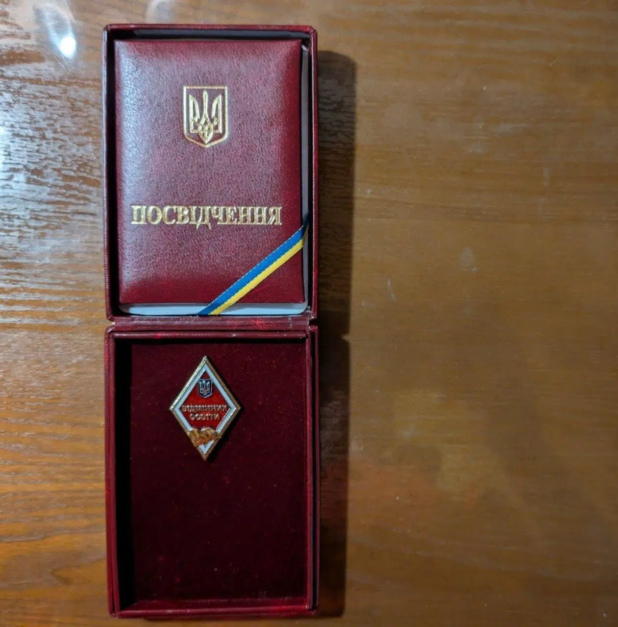 Почесна нагорода “Відмінник освіти України”