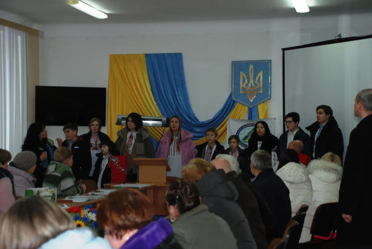 Привітання з колядками та щедрівками від нових гостей коледжу